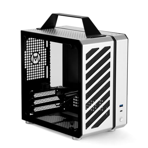 Mechanic Master C24 Mini ITX PC Case with Handle Silver